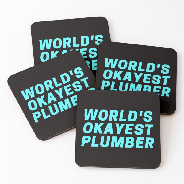 Item preview, World's Okayest Plumber designed and sold by CynthSky.
