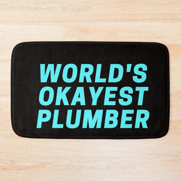 Item preview, World's Okayest Plumber designed and sold by CynthSky.