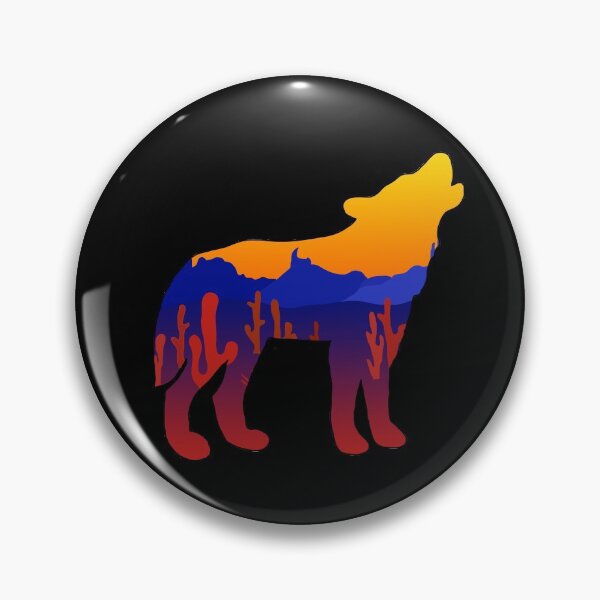 Artikelvorschau, Biome-Serie: Desert Coyote entworfen und verkauft von Furmidable Designs.