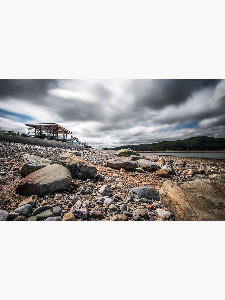 "Deganwy Beach Shelter " Poster for Sale by elgingero Redbubble
