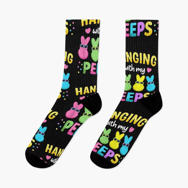 Item preview, Hanging With My Peeps T Shirt Easter Bunny Egg Hunt Funny TShirt49 designed and sold by benitostevens.