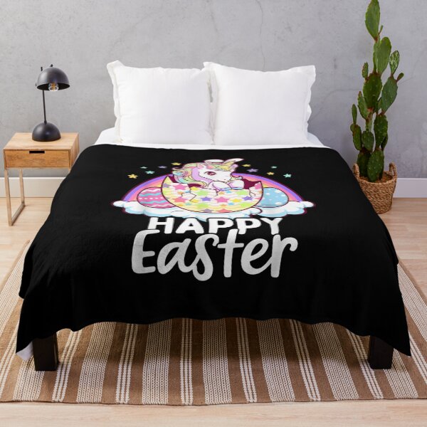 Item preview, Happy Easter Unicorn Bunny Girls Kids Easter Eggs TShirt47 designed and sold by benitostevens.