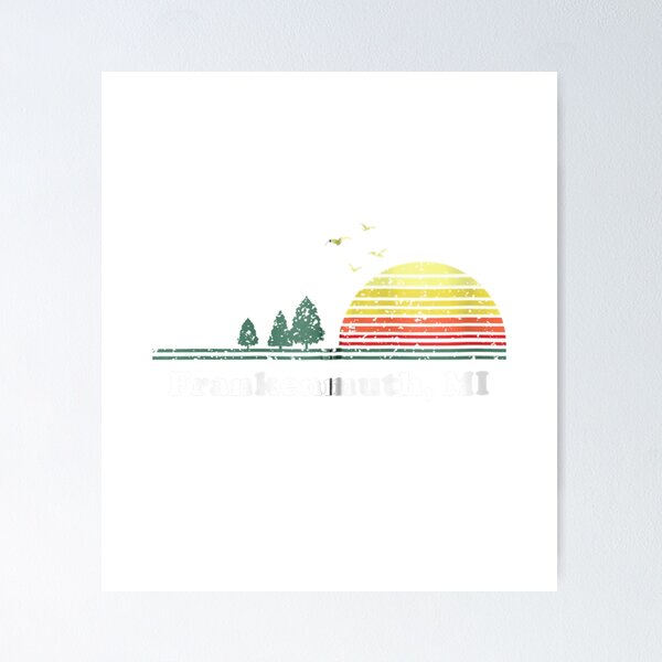 Item preview, Vintage Frankenmuth Michigan Home Souvenir Print designed and sold by raelinema9mar1.
