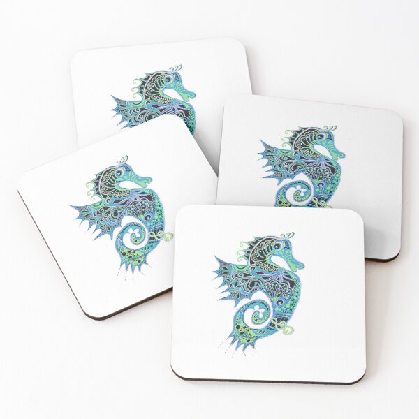 Item preview, Teal Seahorse Play  designed and sold by Kim.Buck.Too.