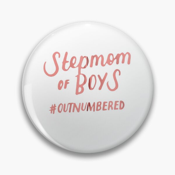 Item preview, StepMom of Boys Outnumbered Mothers Day for Stepmother designed and sold by raelinema9mar1.