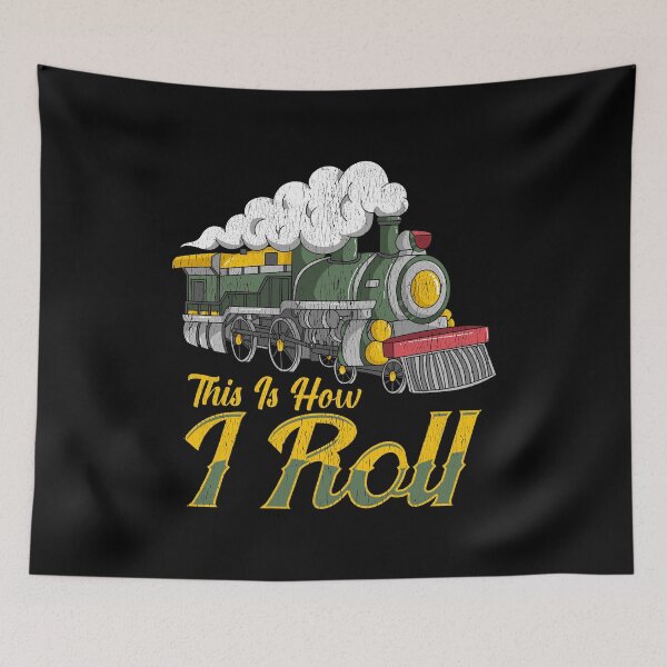 Item preview, Funny This Is How I Roll Model Train Steam Pun designed and sold by perfectpresents.