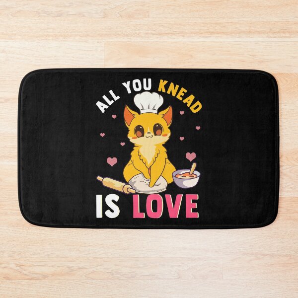 Item preview, Cute All You Knead Is Love Funny Cat Kneading Pun designed and sold by perfectpresents.