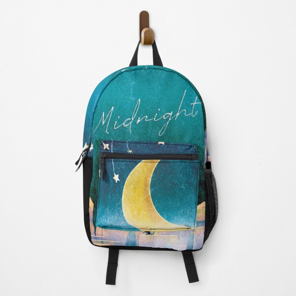 Item preview, Beautiful stars and moon in the city night where everyone is asleep designed and sold by VichallanStudio.