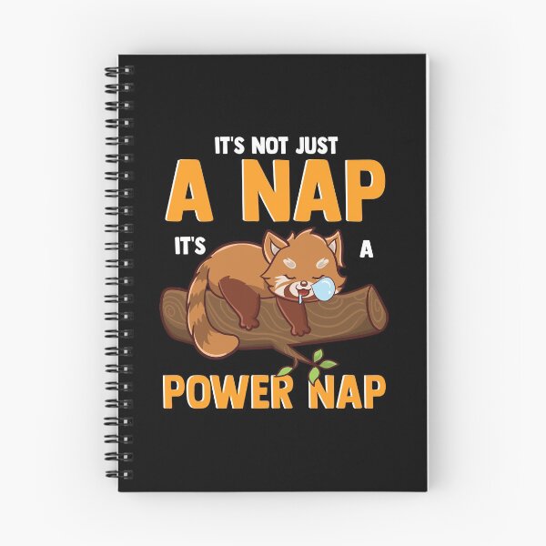 Item preview, It's Not Just A Nap It's A Power Nap Red Panda Pun designed and sold by perfectpresents.