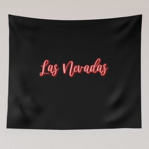 Item preview, "Las Nevadas" Neon Sign Quackity (Dream SMP) designed and sold by artsydoodles.