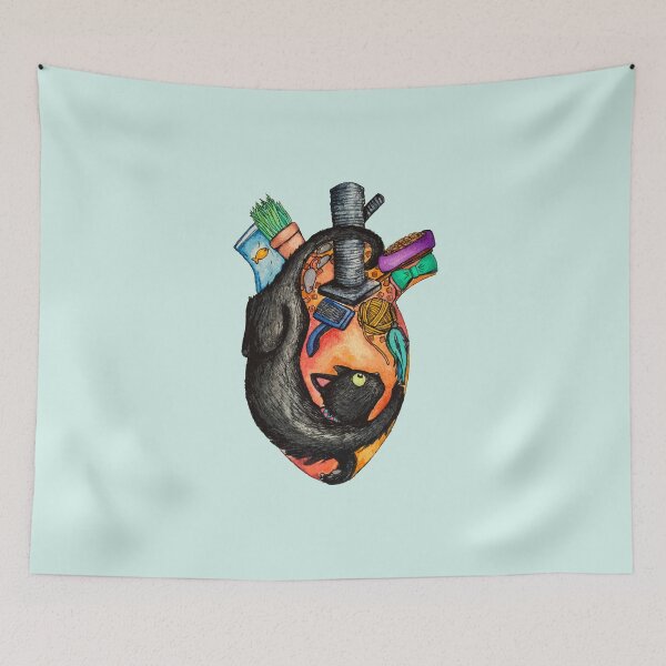 Item preview, Cat Heart designed and sold by newfoundandy.