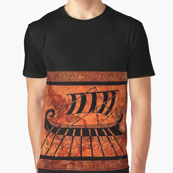 ancient Greece longship Graphic T-Shirt