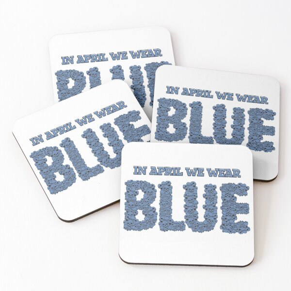 Item preview, In April We Wear Blue skull designed and sold by nevertheless-.