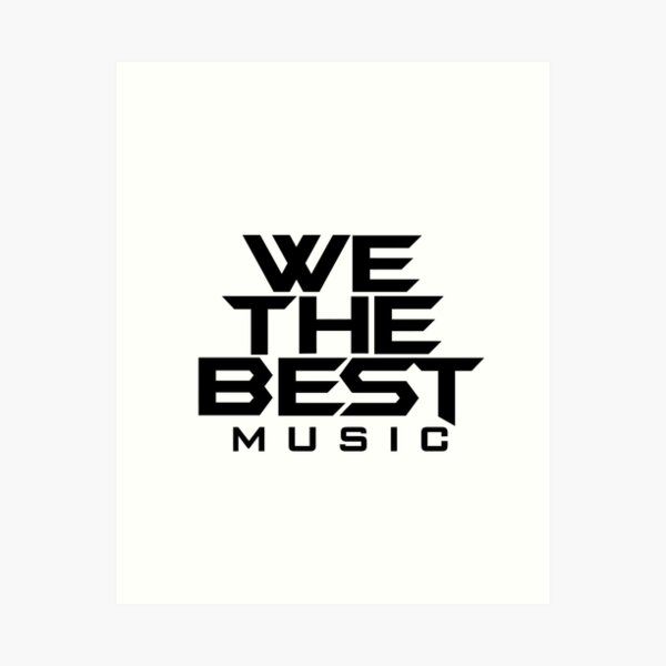 Item preview, We The Best Music Logo designed and sold by v0guelightz.