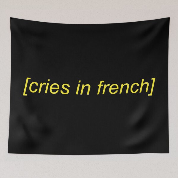 Item preview, Cries in French designed and sold by Sour Soul.