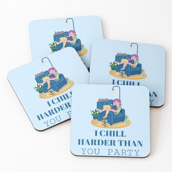 Item preview, Chill Harder Than You Party Design designed and sold by boopsblunt.