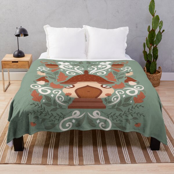 Item preview, Mushroom Cottage Fairytale Illustration designed and sold by Kit Cronk.