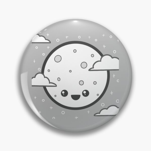 Item preview, Kawaii moon designed and sold by KaheleKreations.