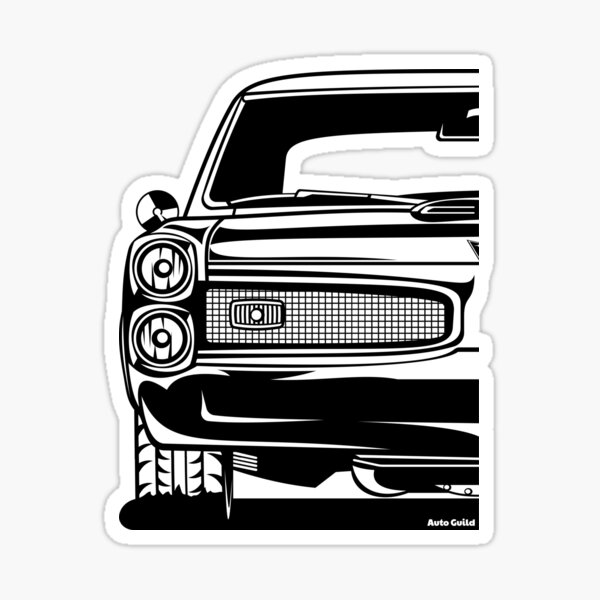 66 Gto Sticker By Autoguild Redbubble