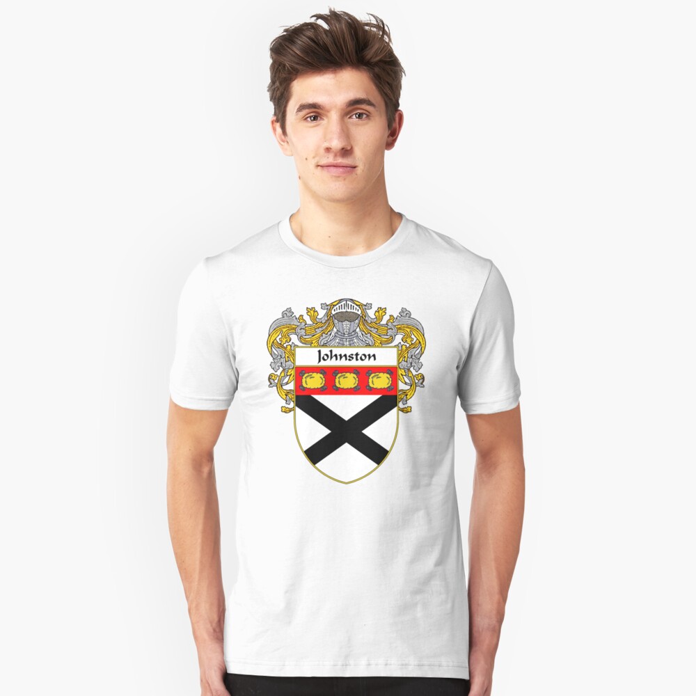 "Johnston Coat of Arms/Family Crest" Tshirt by IrishArms Redbubble
