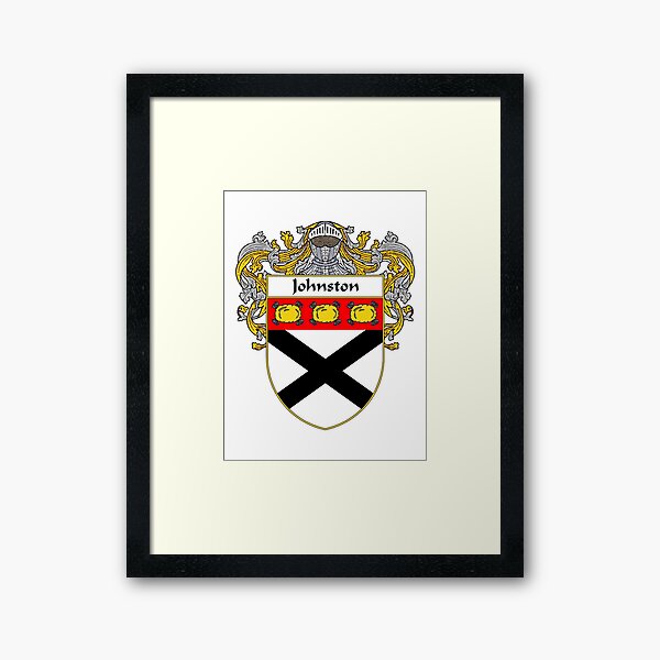 Vista previa del artículo con la obra «Escudo de armas / familia de Johnston», diseñado y vendido por IrishArms.