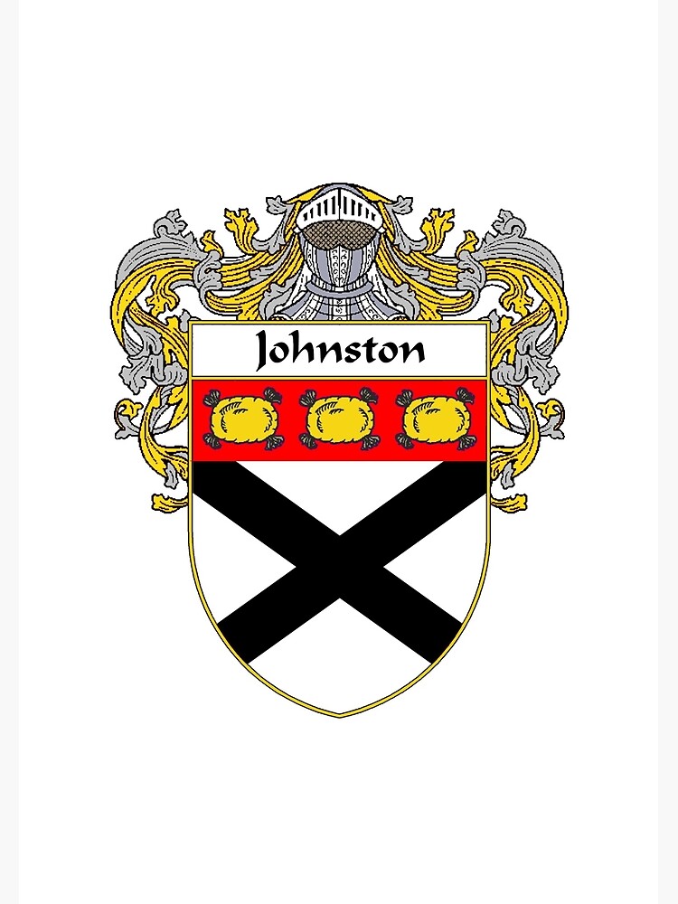 "Johnston Coat of Arms/Family Crest" Spiral Notebook for Sale by