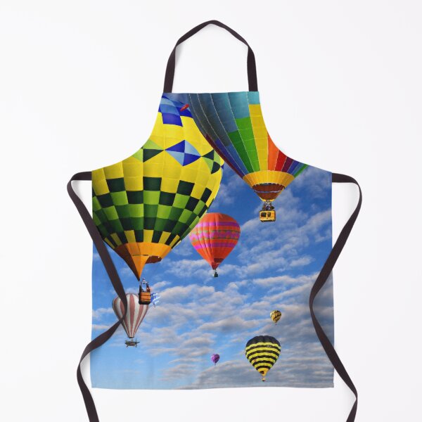 Item preview, Hot Air Balloons Against A Blue Sky with Clouds designed and sold by itsashorething.