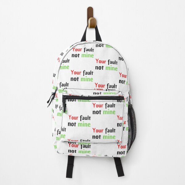 Item preview, your fault not mine designed and sold by stjin.