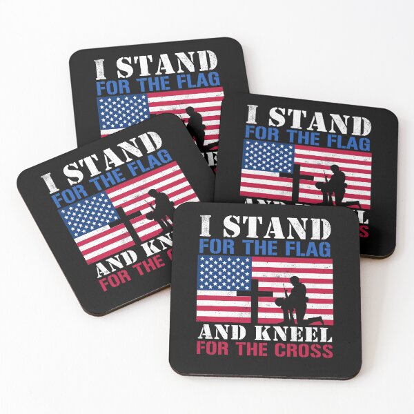 Item preview, I Stand for the Flag and Kneel for the Cross designed and sold by EverythingKawai.