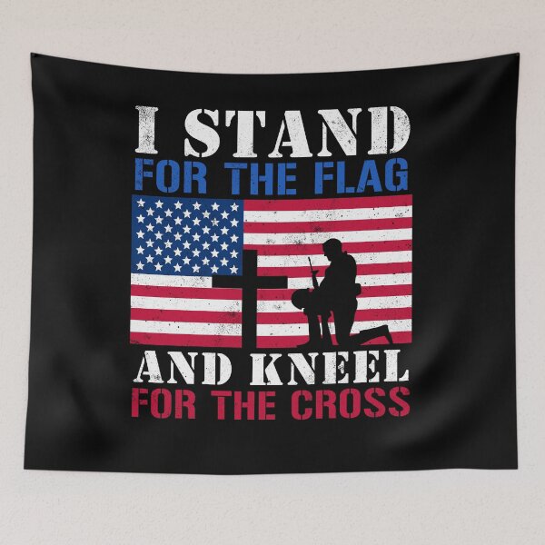 Item preview, I Stand for the Flag and Kneel for the Cross designed and sold by EverythingKawai.