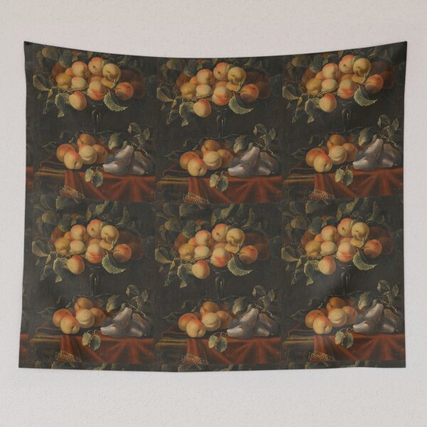 Item preview, Still Life with Fruit and Glass Tazzas by Carlo Manieri designed and sold by Amanda1775.