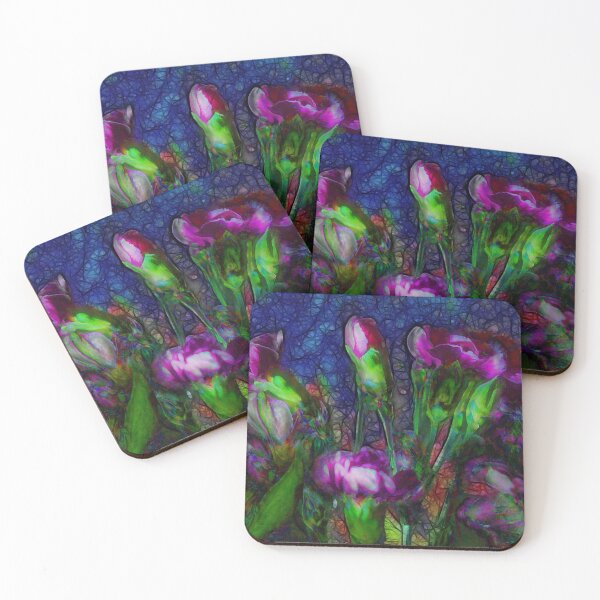 Item preview, Abstract Pink Carnations designed and sold by bloomingvine.