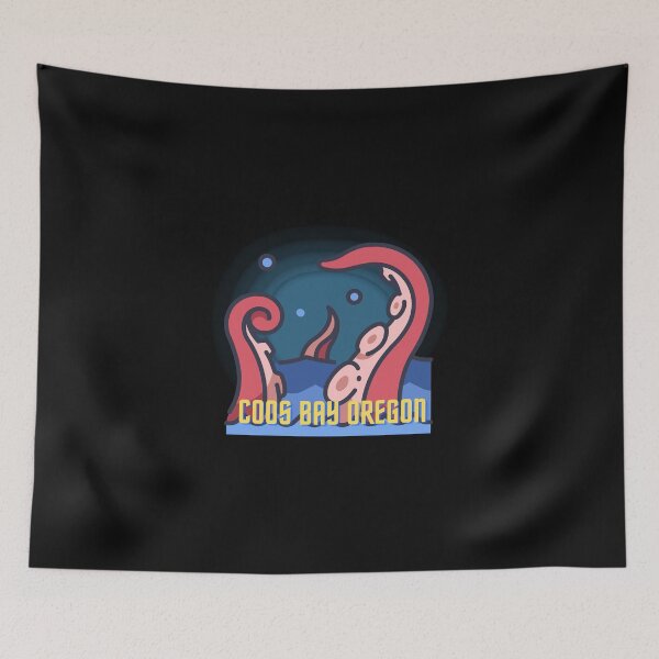 Item preview, Coos Bay Oregon Coast Pacific Northwest Kraken Octopus designed and sold by DansDankDesigns.