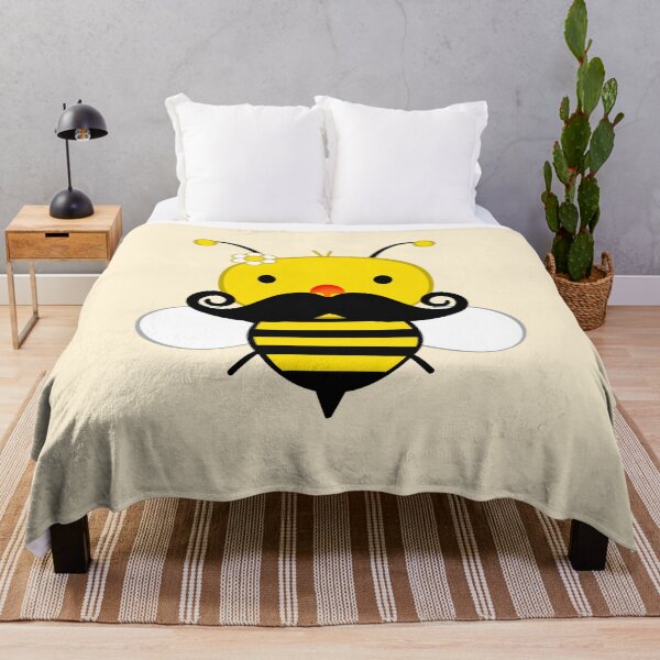 Item preview, Cute Wholesome Bee mustache designed and sold by josephfanous.