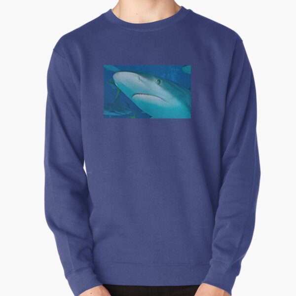 Extreme Shark Close-up! Pullover Sweatshirt