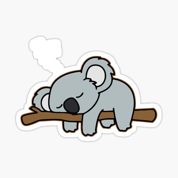 Lazy Koala Stickers 