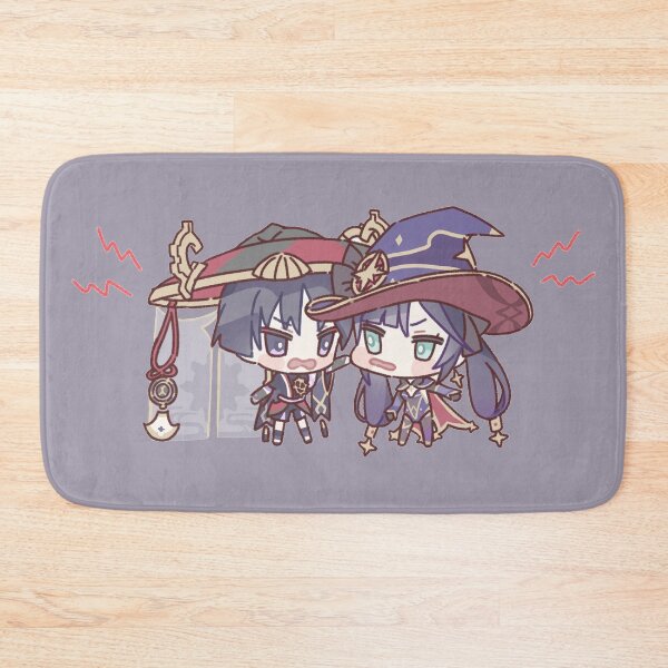 Item preview, Genshin Impact Chibi Mona and Scaramouche  designed and sold by Genkigecko.