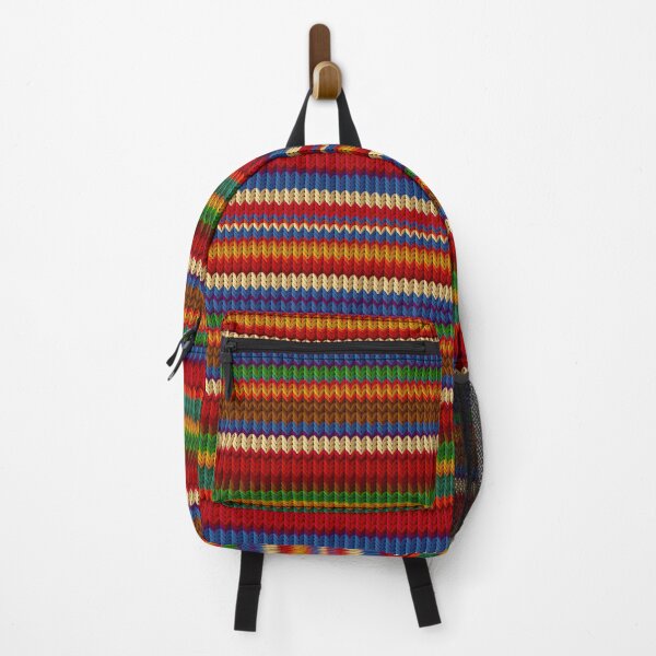 leopard and serape backpack