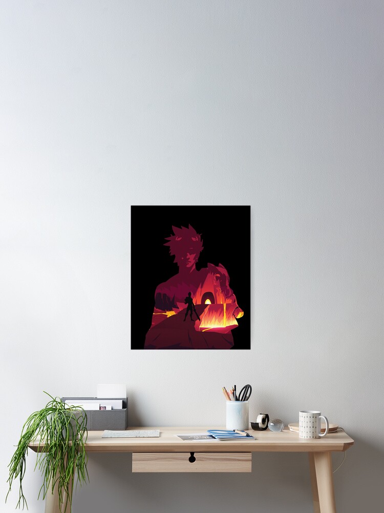 Thumbnail 2 of 3, Poster, Zagreus - Hades *negative illusion* designed and sold by MnA-Designs.
