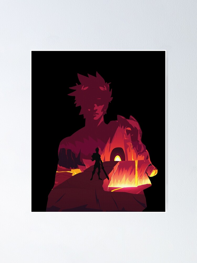 Thumbnail 1 of 3, Poster, Zagreus - Hades *negative illusion* designed and sold by MnA-Designs.