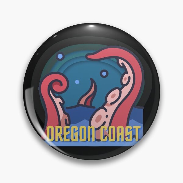 Item preview, Oregon Coast Pacific Northwest Kraken Octopus designed and sold by DansDankDesigns.