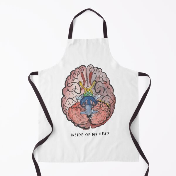 Item preview, inside of my head t-shirt | brain t-shirt | human brain watercolor poster   designed and sold by KARTICK DUTTA.