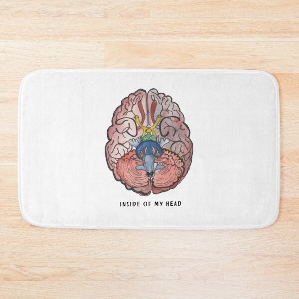 Item preview, inside of my head t-shirt | brain t-shirt | human brain watercolor poster   designed and sold by KARTICK DUTTA.