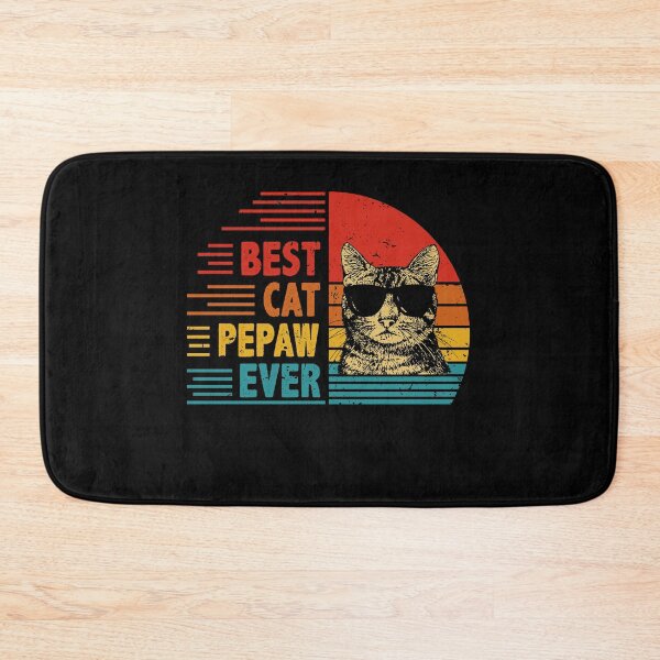 Item preview, Vintage Retro Best Cat Pepaw Ever Funny Cat Lover Father's Day Gift designed and sold by EdwinaEmmanoiCo.