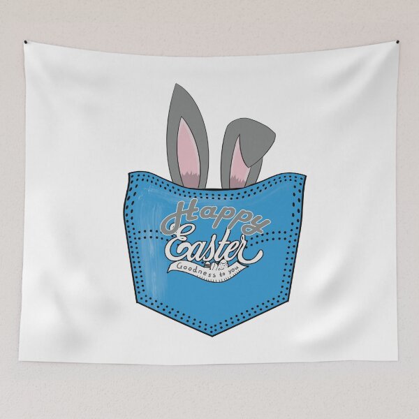Item preview, Happy Easter Pop Up Peeking Bunny  designed and sold by StormyMuse.