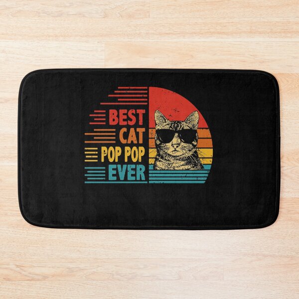 Item preview, Vintage Retro Best Cat Pop Pop Ever Funny Cat Lover Father's Day Gift designed and sold by EdwinaEmmanoiCo.