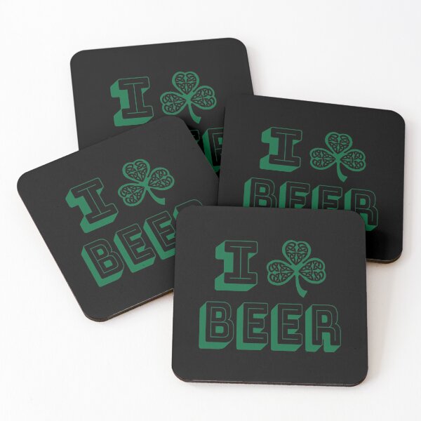 Aperçu de l'œuvre J'aime la bière Clover St Patrick's Day Saint Irish Pats Funny créée et vendue par kandelal.