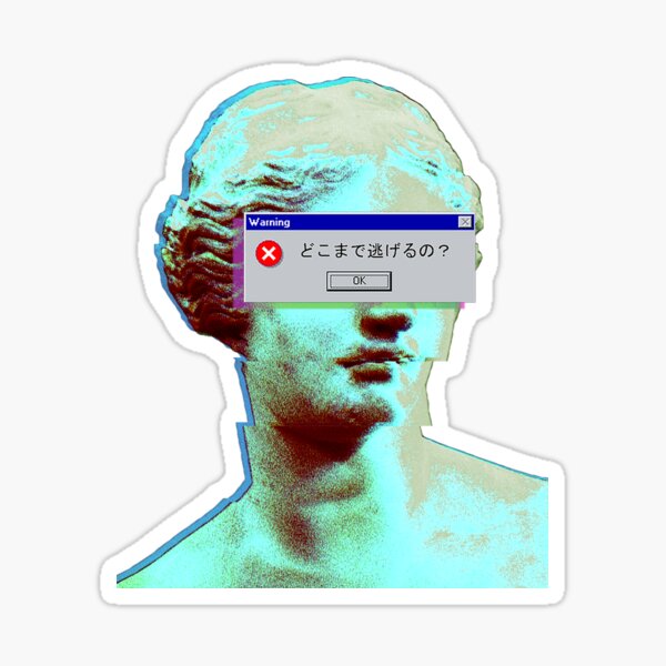 "Vaporwave Blinded" Sticker for Sale by Alheak Redbubble