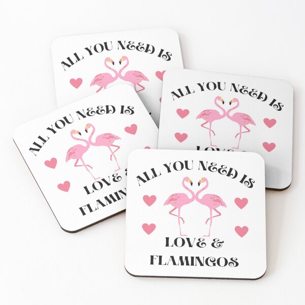 Artikelvorschau, All you need is Love & Flamingos entworfen und verkauft von OMdesigns93.