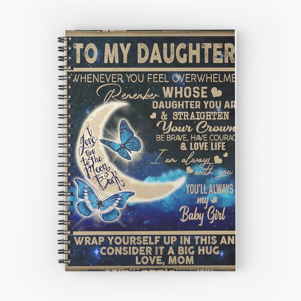 Item preview, To My Daughter - Mom Blue Love You To the Moon designed and sold by Fufufuru.